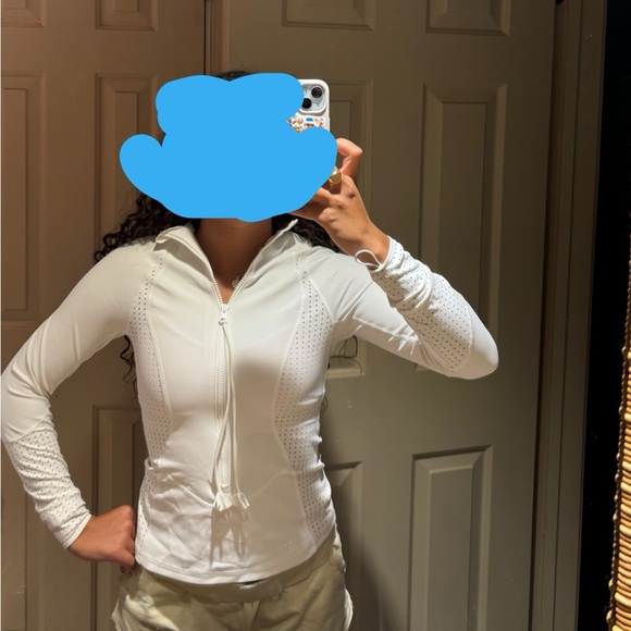 Lululemon limited edition white zip up - Picture 2 of 4